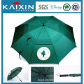 Auto Open Straight Umbrella com fibra de vidro costelas 30 '' * 8k